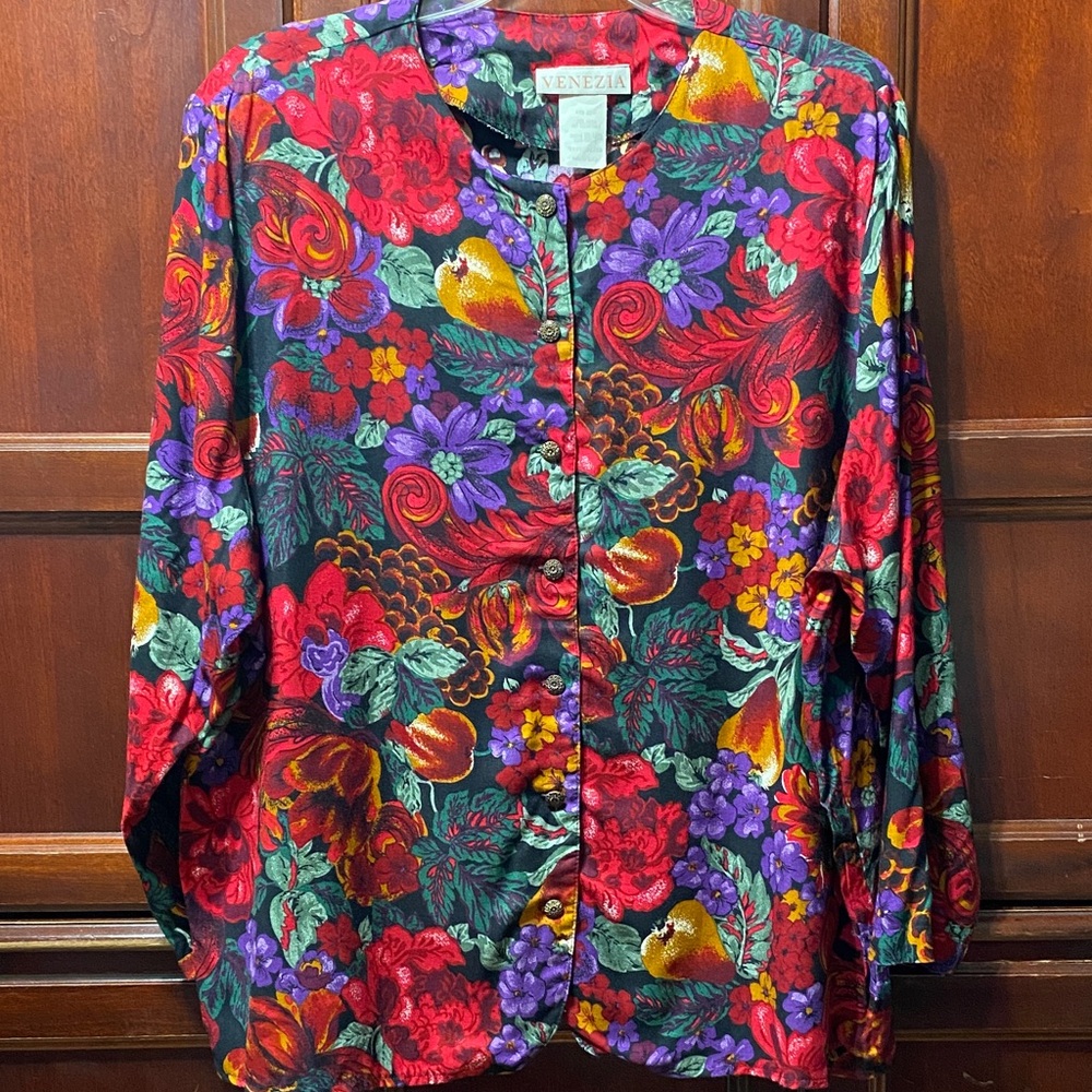 Venezia Multicolor Floral Blouse